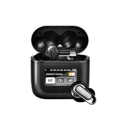 Auriculares inalambricos V8 Pro con pantalla tactil.